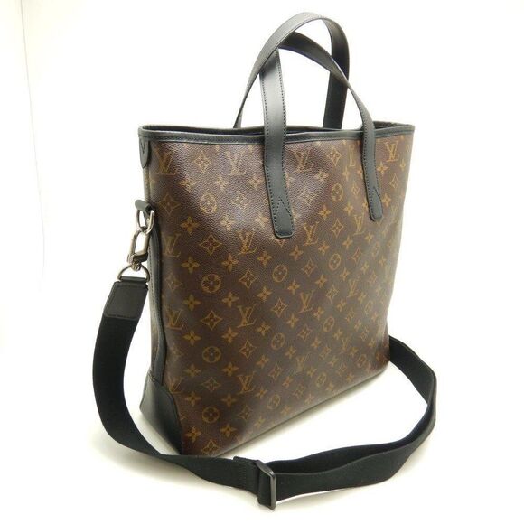 Louis Vuitton Monogram Macassar Davis Brown 2WAY Bag - Picture 4 of 8